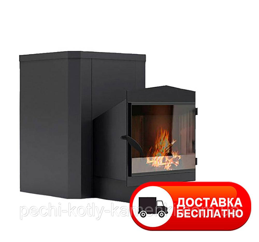Піч для сауни Vesuvi класик 30 м³ зі склом 400*400 та виносом