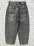 Чоловічі джинси багі в сірому кольорі, фото 2