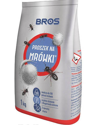 Інсектицид від мурах 1кг Польща ПАКЕТ ТМ Bros, фото 1