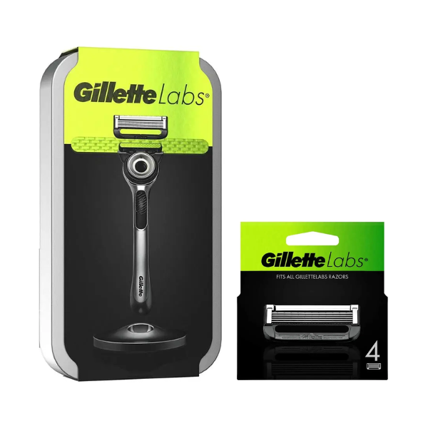 Бритва Gillette Labs with Exfoliating Bar + 2 касети + кейс + 4 змінні касети Gillette Labs