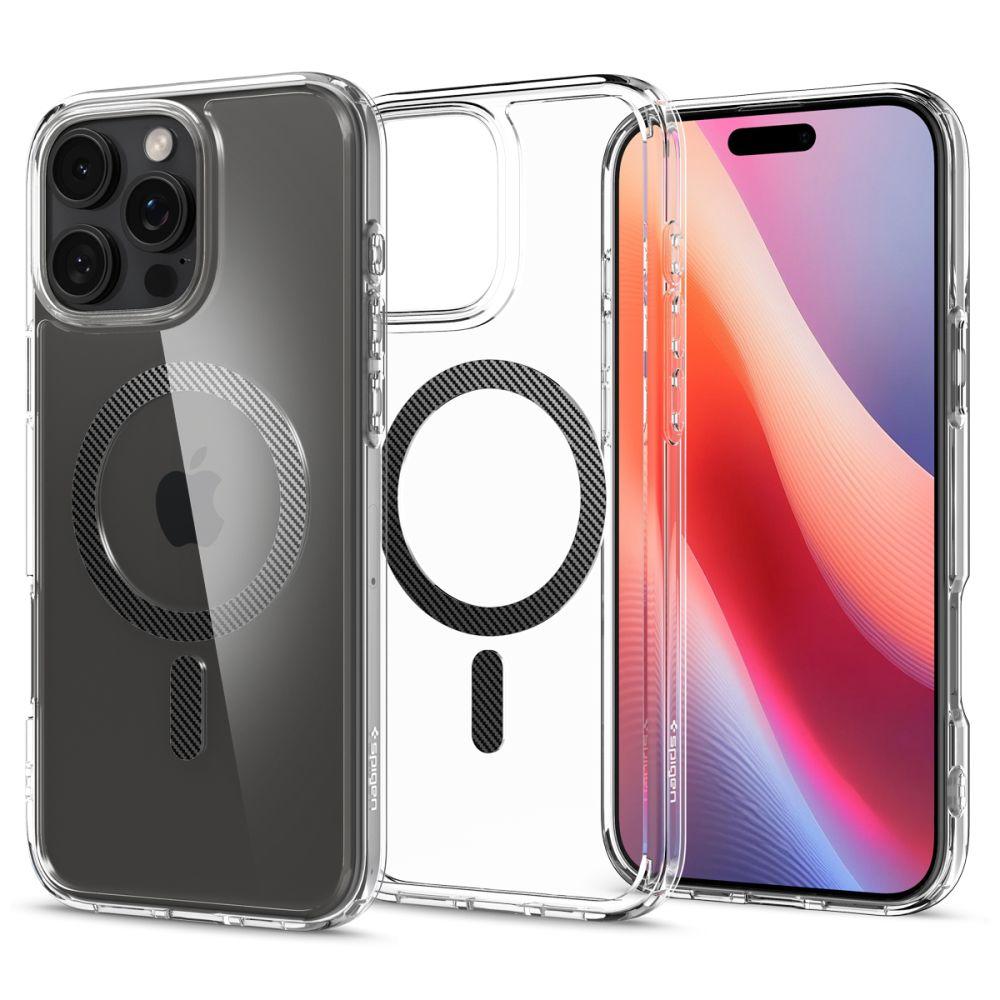 Чохол Spigen для iPhone 16 Pro - Ultra Hybrid MagFit, Carbon Fiber (ACS08131)