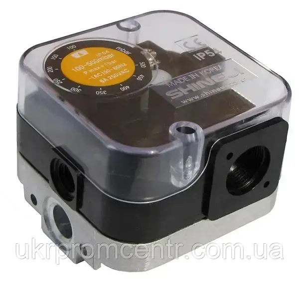 Датчик-реле тиску газу SHINEUI SGPS3V, 5V, 10V, 50V, 150V, 500V