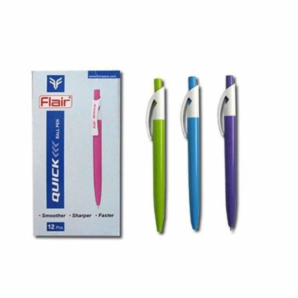 Ручка Ezee click jumbo flair  упаковка 12 шт товщина 0.7 мм  пластиковий корпус, фото 1