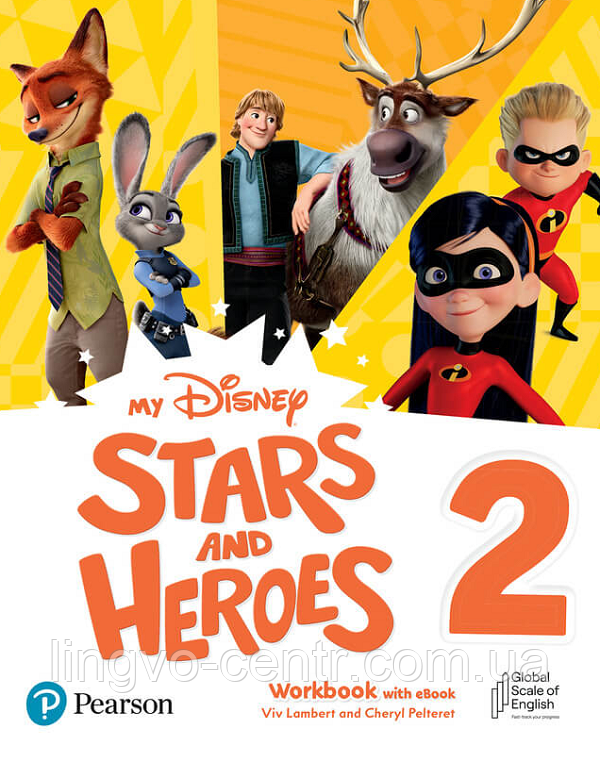 Книга для вивчення англійської мови. My Disney Stars and Heroes 2 Workbook