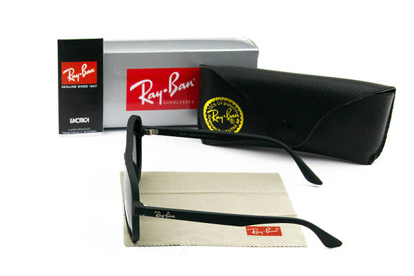 Сонцезахисні окуляри RAY BAN поляризаційні UV400 (арт. RB4376) чорний матовий, фото 4