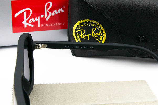 Сонцезахисні окуляри RAY BAN поляризаційні UV400 (арт. RB4376) чорний матовий, фото 6