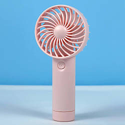 Портативний вентилятор ZB109 Mini |3 швидкості, 2,5W| Рожевий 48585