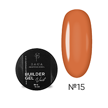 SAGA BUILDER GEL VEIL №15, 15 ML дата виготовлення 01.2023