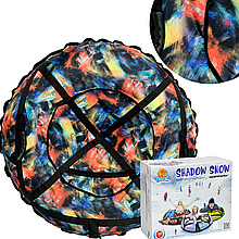 Тюбінг для катання по снігу 100 см "Міраж" (Оксфорд, ПВХ) санки ватрушка