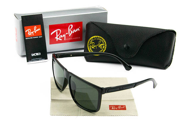 Сонцезахисні окуляри RAY BAN UV400 (арт. B2148) черный глянець, фото 3