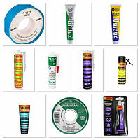 Герметики, клеї та ущільнювальні засоби