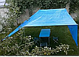 Тент 60 г/м2  3х4 м "Blue" тент від дощу, фото 2