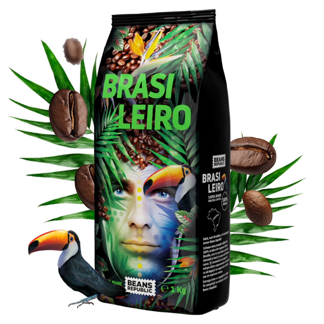 Кава в зернах Beans Republic BRASILIERO 100% Арабіка, 1000 г