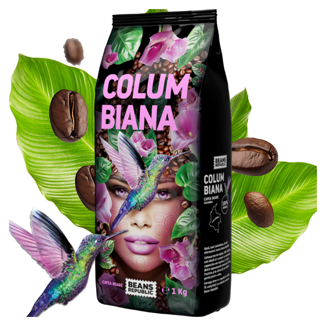 Кава в зернах Beans Republic COLUMBIANA 100% Арабіка, 1000 г