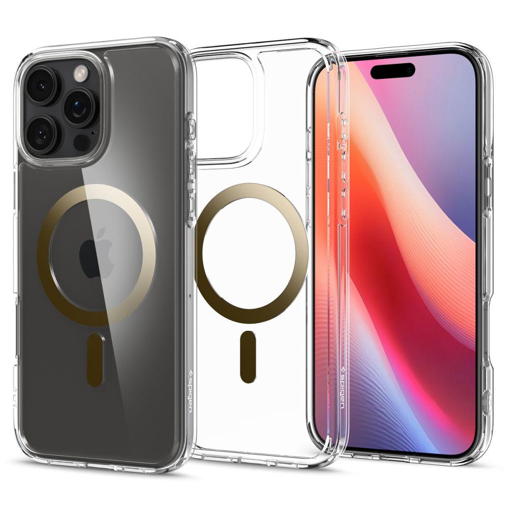 Чохол Spigen для iPhone 16 Pro Max - Ultra Hybrid MagFit, Gold (ACS08001)