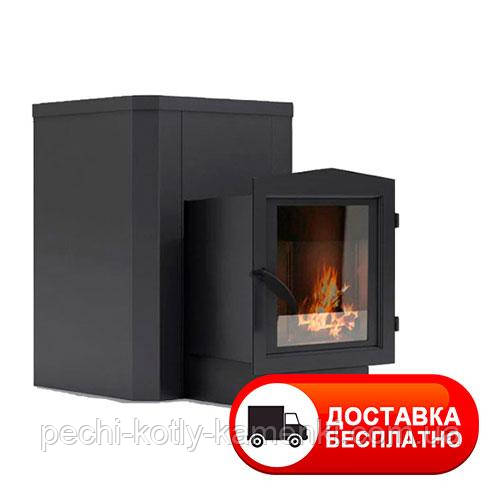 Піч для сауни VESUVI Класик 20 м³ з виносом і склом 305*305