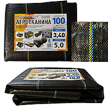 Агротканина 100 г/м2 3.4х5 метрів Shadow для мульчування ґрунту
