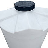 Ємність 750 л вертикальна широка ВО ПБ блакитна Командор 2000, фото 2