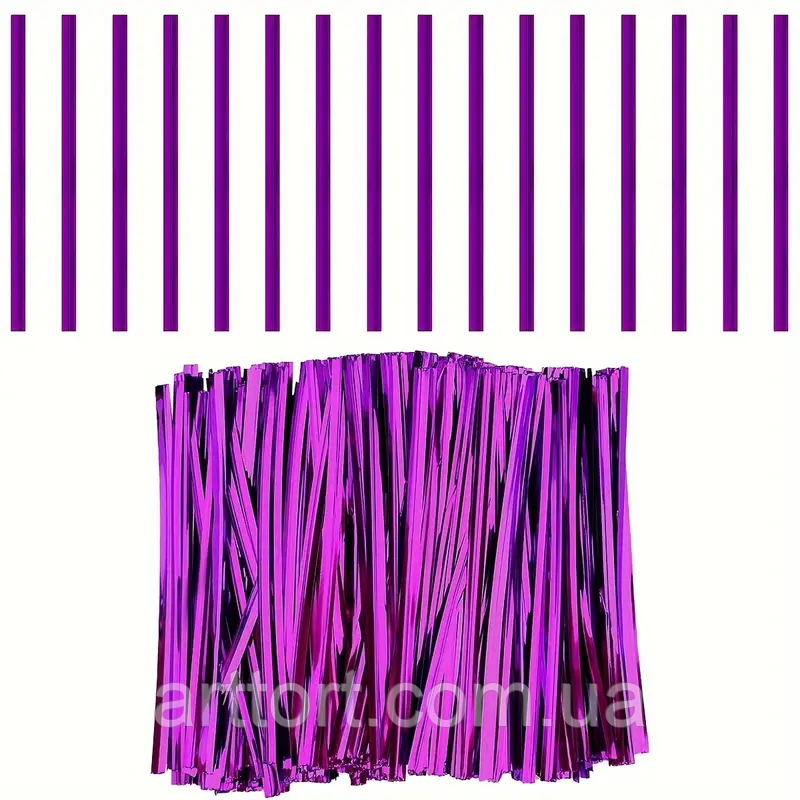 Дротяна зав’язка фольгована, фото 1