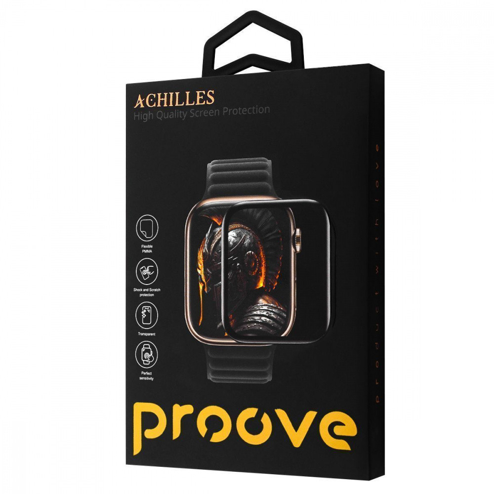 Захисне скло для Apple Watch Series 10 42mm Proove Achilles з трафаретом