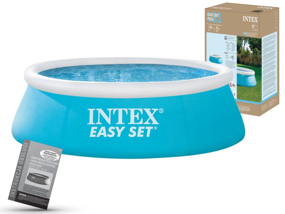 Басейн надувний сімейний Intex 28101 розмір 183x51см, об'єм 886л