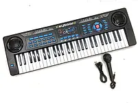 Дитячий іграшковий Синтезатор із мікрофоном M 5499 розмір 70 см, 54 клавіші, запис, МР3, USB зарядне., фото 3