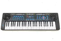 Дитячий іграшковий Синтезатор із мікрофоном M 5499 розмір 70 см, 54 клавіші, запис, МР3, USB зарядне., фото 4