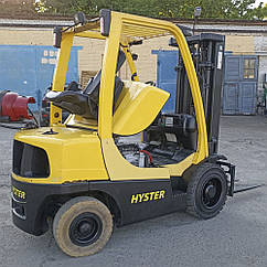 Газовий автонавантажувач Hyster H2.5FT, 2500 кг, Б/В, складський навантажувач 2,5 т, вилковий навантажувач