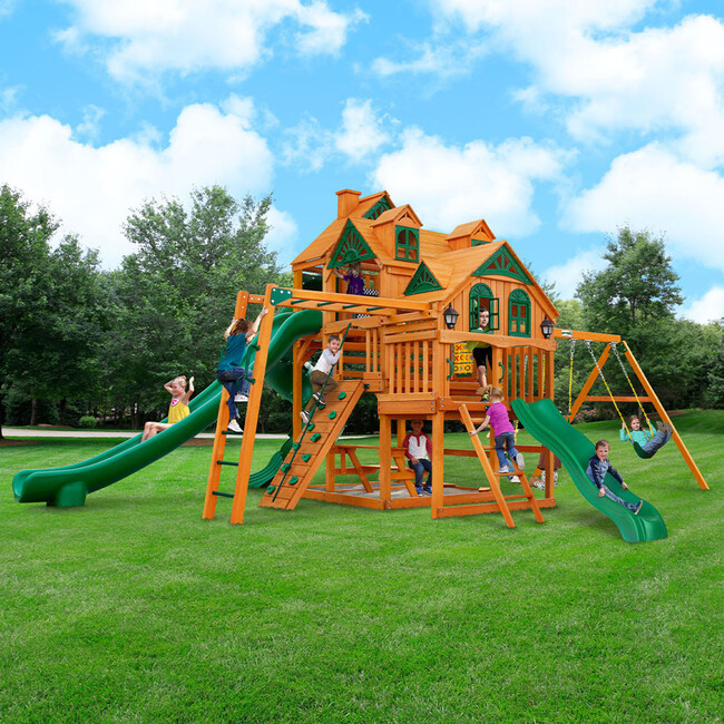 Вуличний дитячий майданчик для будинку, для дачі з дерева