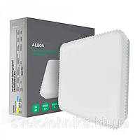 Накладний світлодіодний світильник Hi-Tech AL804 36W 5000К 3060Лм 230х230х40 мм квадратний декор