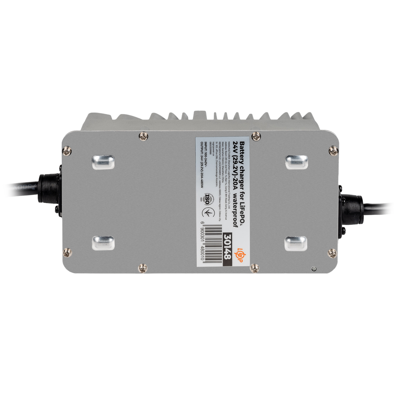 Зарядний пристрій для акумуляторів LiFePO4 24V (29,2V)-20A waterproof, фото 1