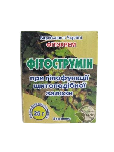 Фітокрем "Фітострумін" 25 г