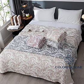 Покривало муслін Colorful Home 150х200см Листя в асортименті