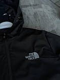 Чоловіча куртка вітровка The North Face M2372 чорна, фото 4