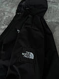 Чоловіча куртка вітровка The North Face M2372 чорна, фото 5