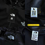 Чоловіча куртка вітровка The North Face M2372 чорна, фото 7