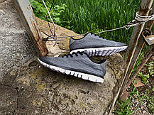 Чоловічі кросівки Nike Free Run 3.0 v3 Grey сірі легка сітка, фото 6