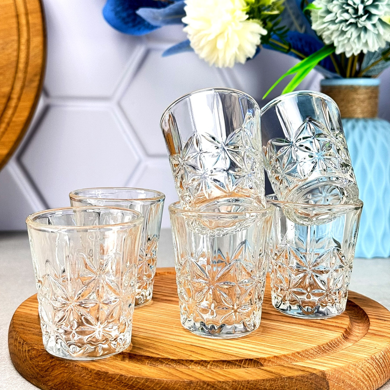 Скляні стопки 6 шт 56 мл Кай