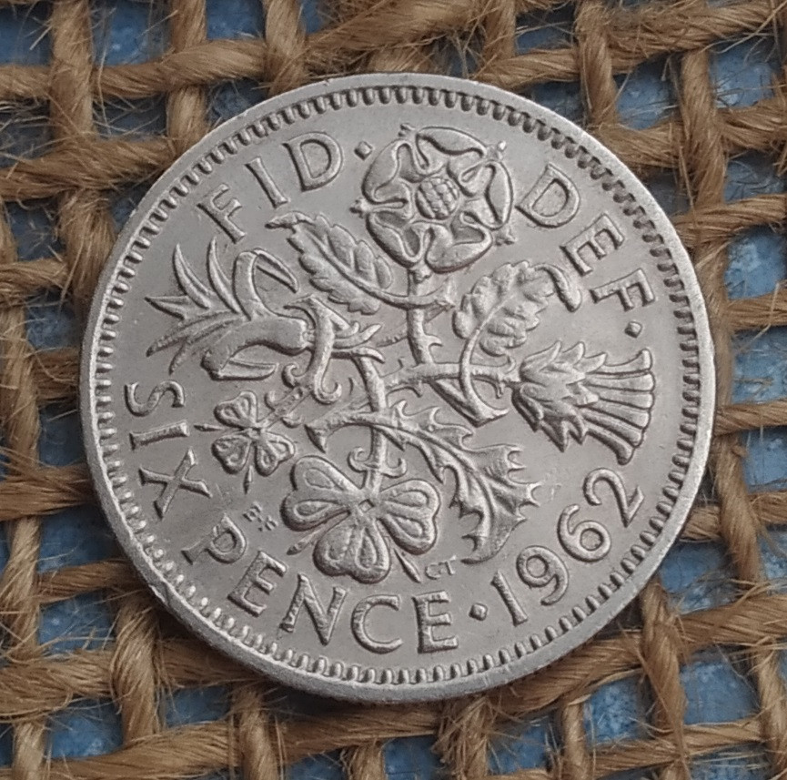6 пенсiв 1962 року. Велика Британiя