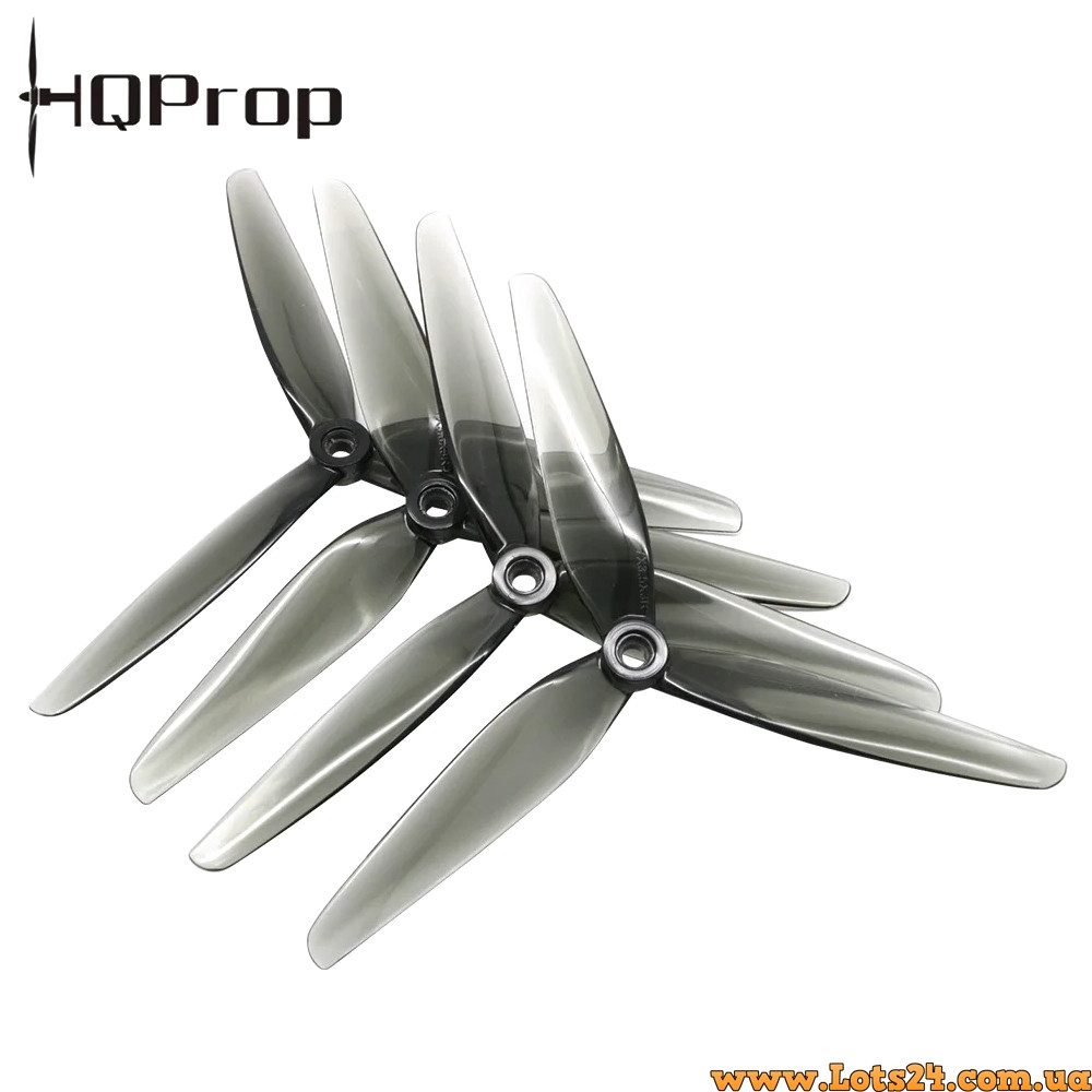 Пропелери HQprop 7X3.5X3 7035 для FPV дронів 7 дюймів трилопатеві CW CCW полікарбонатні для фрістайлу польотів на далекі відстані