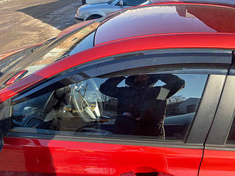 Вітровики SD (4 шт., Sunplex Sport) для Hyundai Accent 2011-2017 рр