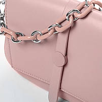 Жіноча сумка на плече 2819 pink Купити Жіночі клатчі в Одесі Модні жіночі сумочки та клатчі, фото 4