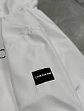 Чоловіча куртка вітровка CALVIN KLEIN M2368 біла, фото 4