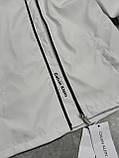 Чоловіча куртка вітровка CALVIN KLEIN M2368 біла, фото 5