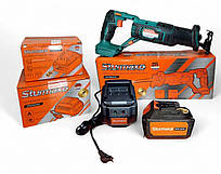 Акумуляторна шабельна пила 20В Sturmax RSM8801CR+АКБ+Зарядне M1 Series