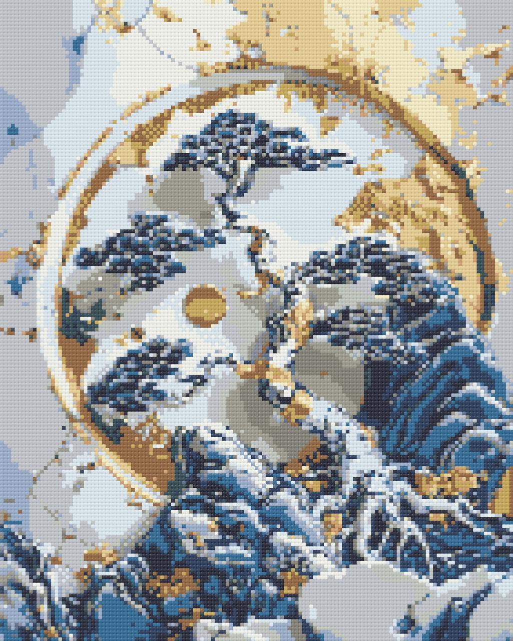 Алмазна мозаїка/вишивка Дерево Бонсай  40*50 см Орігамі OD 3449, фото 1