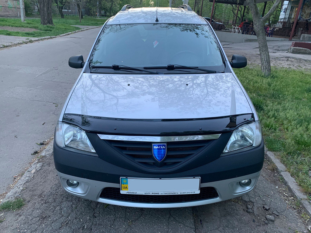 Dacia Logan I 2005-2008 - Дефлектор капота (EuroCap)