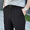 Штани карго Pobedov Tactical Soft чорні для чоловіків із 6 кишенями, фото 8