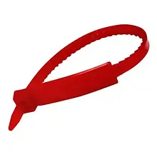 Стяжки з прямокутною табличкою Profix, 175х5.5мм, червоні, 50 шт.