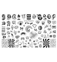 Пластина для стемпінгу "Art" №0013